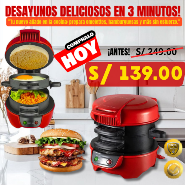 MINI MAQUINA DE HAMBURGUESA