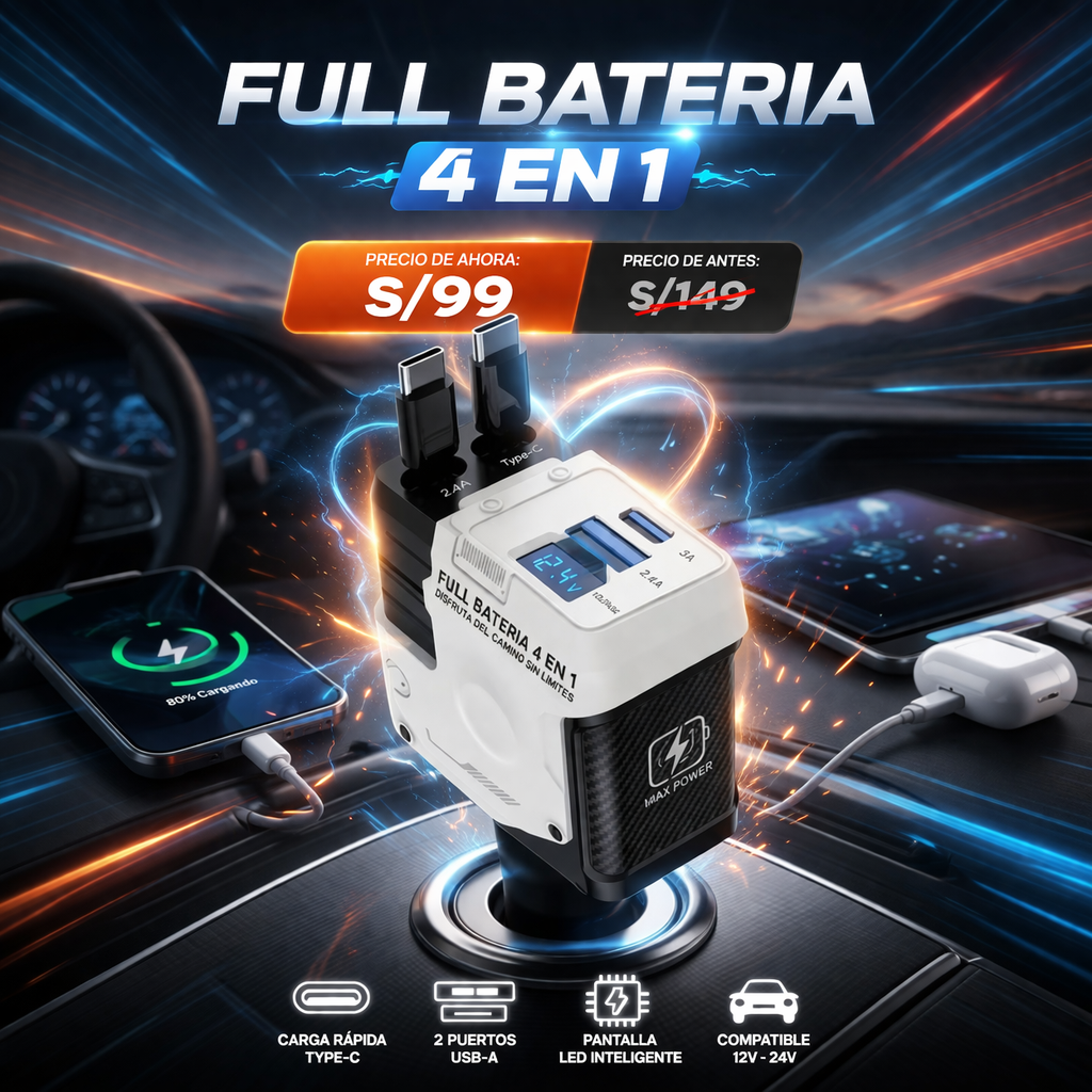 FULL BATERÍA 4 EN 1