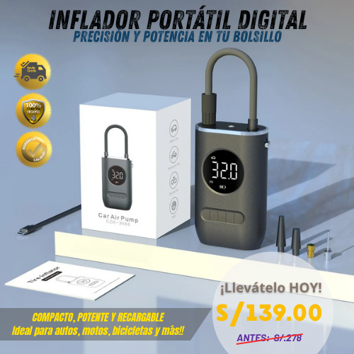 INFLADOR PORTATIL DIGITAL