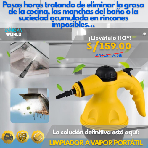 LIMPIADOR A VAPOR PORTÁTIL